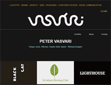 Tablet Screenshot of petervasvari.com